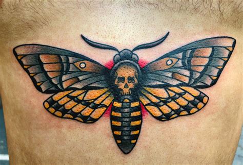 Traditional Death Moth Tattoo Design My Tattoos Idea