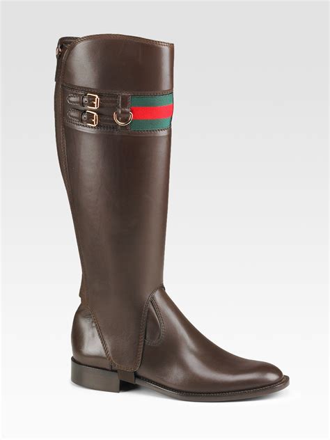 See more ideas about boots, me too shoes, shoe boots. Gucci Tall Short Heritage Riding Boots in Black (Brown) - Lyst