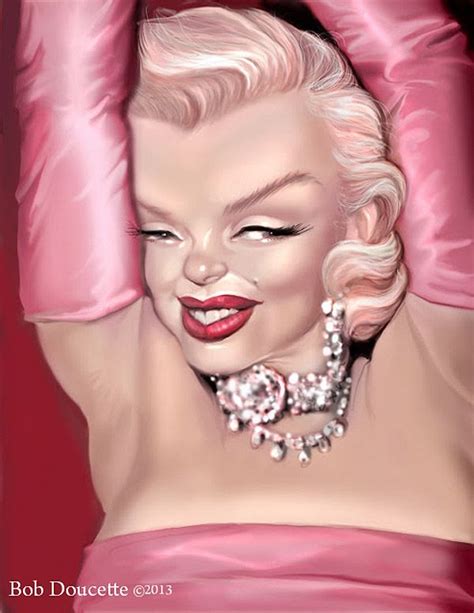 Caricatura De Marilyn Monroe Celebrity Caricatures Caricature