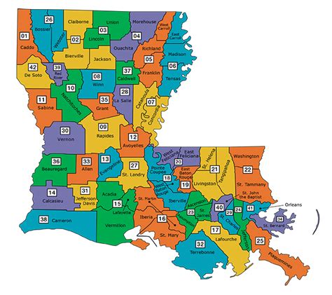 Louisiana State District Map