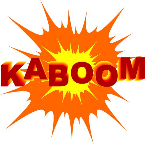 Kaboom Boom Explosion Free Vector Graphic On Pixabay