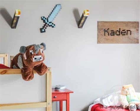 How To Create A Simple Minecraft Bedroom Diy Danielle®