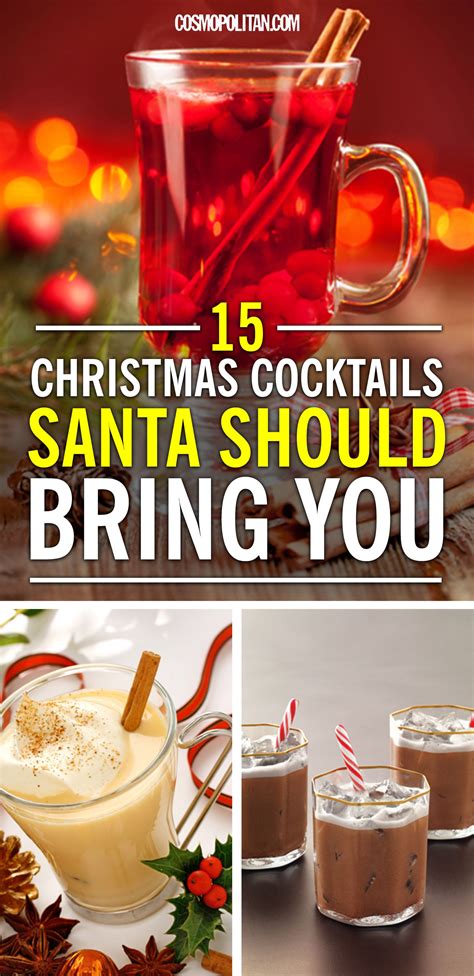 These recipes are next 👏 level 👏. These Christmas Cocktails Will Get You Through Your ...