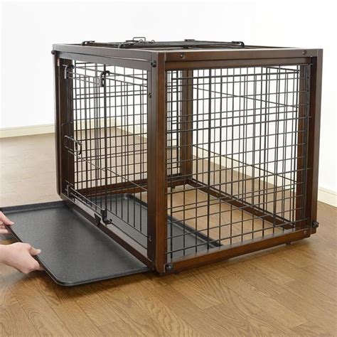Puppy Dog Crate And Playpen All In One In 2020 Pet Crate Dog Crate Crates