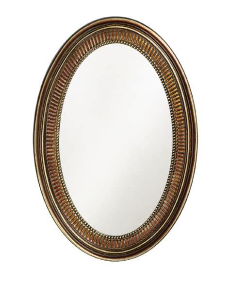 Ethan Oval Mirror With Museum Bronze Finish Uvhe2110
