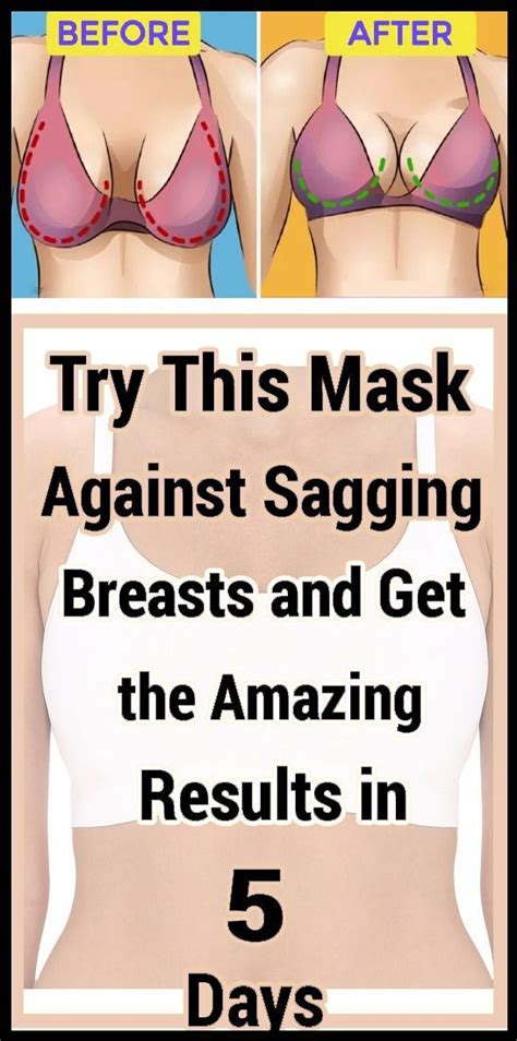 try this mask against sagging breasts and get the amazing results in 5 days health and fitness