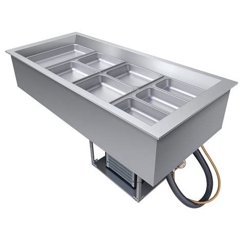 ··· refrigerated topping bar topping machine is very popular and hot in the self serve frozen yogurt and ice cream shop. Hatco CWB-4 Four Pan Refrigerated Drop In Cold Food Well ...