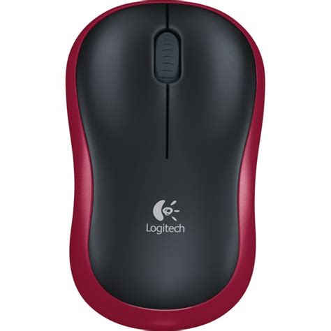 Logitech M185 Wireless Mouse Red Dd