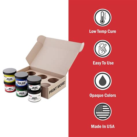 Rapid Cure Basic Screen Printing Plastisol Ink Kit Screen Print Direct