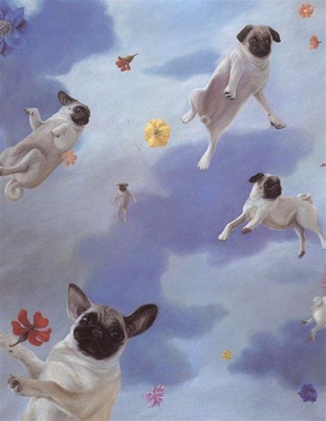 Kent Garza Kentgarza Flying Pug Pug Art Pugs