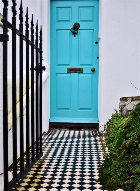 3 (with the black and white contrast), except this one has the white trim only on the threshold of the door. 23 best Front Door / Aqua Paint Colors images on Pinterest ...
