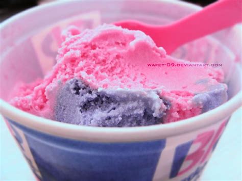 Baskin Robbins Cotton Candy Ice Cream Cup Cafe
