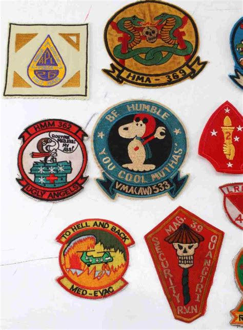 Lot Of 18 Vietnam War Era Us Army And Usmc Patches