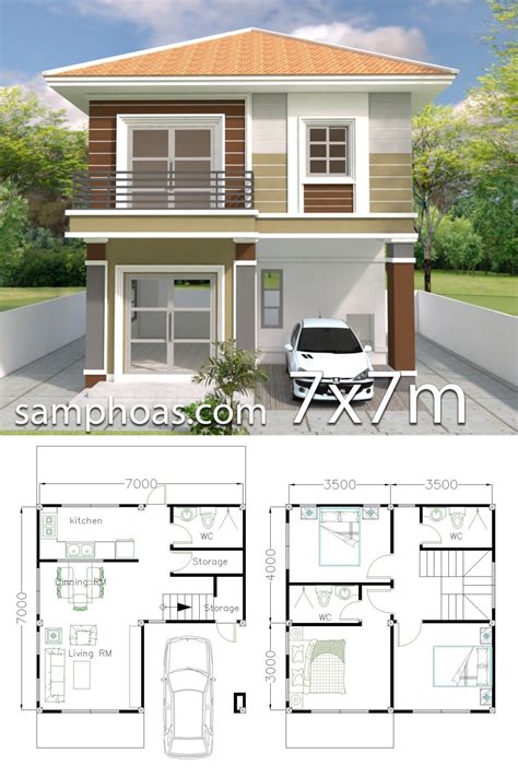 Simple 2 Story House Designs And Floor Plans House Storey