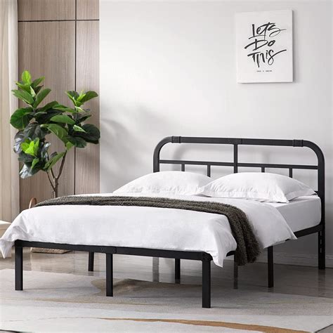Queen Size Bed Frame With Headboard Metal