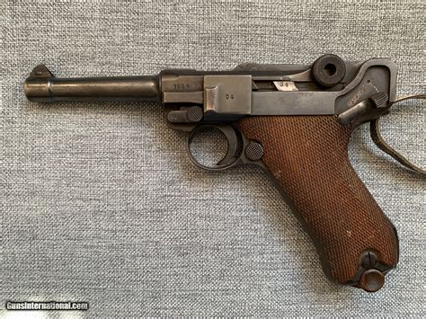 1940 Wwii Luger Manufacturer Code 42 Mauser 9mm