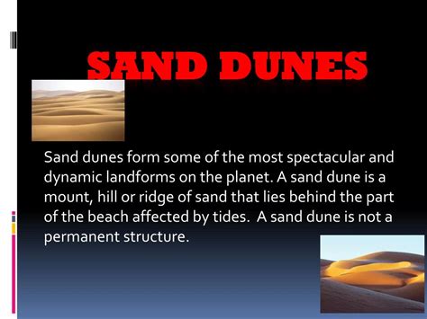 Ppt Sand Dunes Powerpoint Presentation Free Download Id2374851