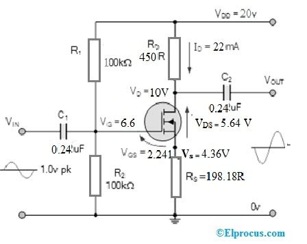 V Mosfet Amplifier Circuit Diagram