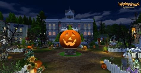Halloween Town By Waterwoman At Akisima Sims 4 Updates