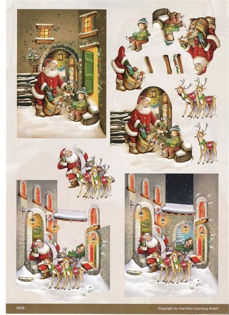 Pin By Clarice On 3d And Craft Sheets Christmas Decoupage Christmas