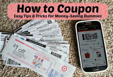 Couponing For Dummies Easy Money Saving Tips And Tricks For Coupon