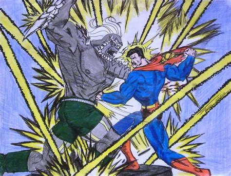Superman Vs Doomsday By Supajames1 On Deviantart