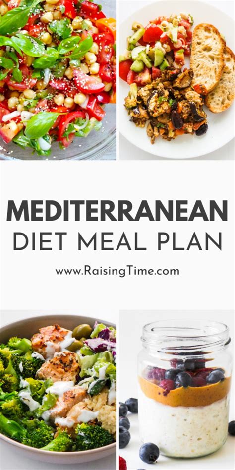 Mediterranean Diet Meal Plan Raising Time