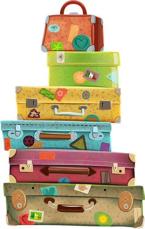 Travel Suitcase Clip Art Free Art And Illustration Illustrations