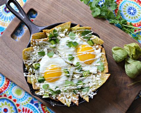 Easy Chilaquiles With Eggs Home Alqu