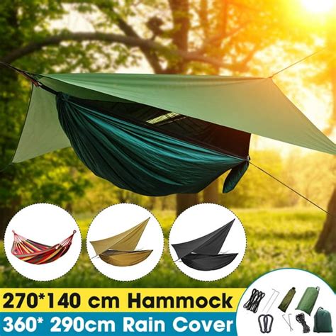3 In 1 Camping Hammock With Mosquito Net Double Portable Hammocks