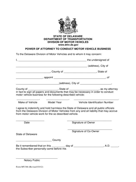 Automobile Power Of Attorney Form 25 Free Templates In Pdf Word