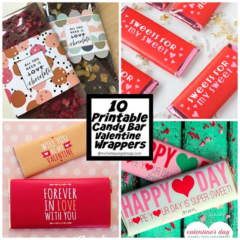 All you need is a box of hershey candy bars and to download this adorable printable and you're all set! michelle paige blogs: 10 Free Printable Candy Bar Wrapper Valentines