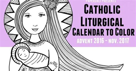 Catholic Liturgical Calendar Coloring Page