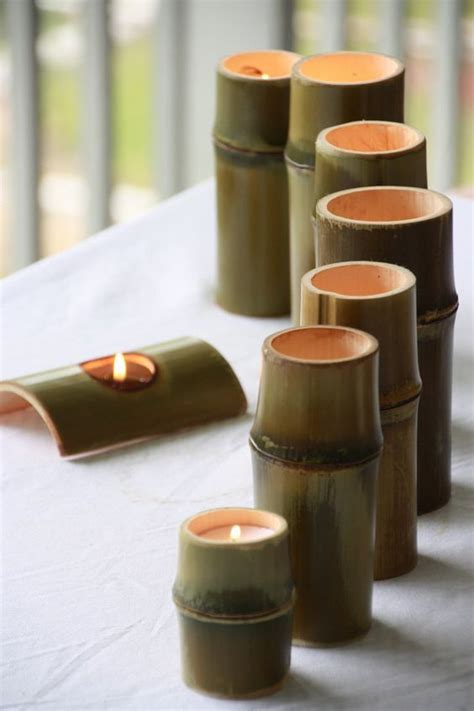 Pin By Marie Landers On Graduation T Bamboo Candle Bamboo Crafts