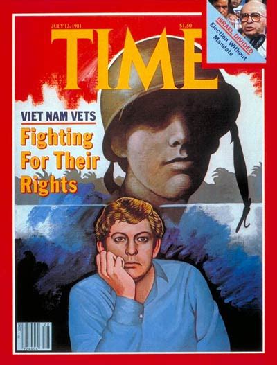 Time Magazine Cover Vietnam Vets July 13 1981 Vietnam War
