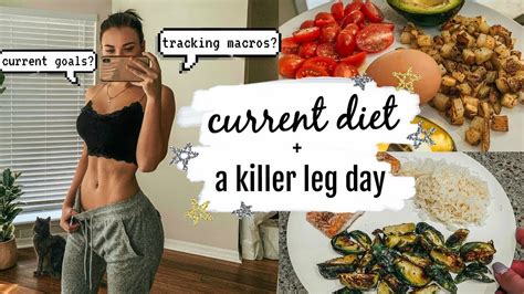 Full Day Of Eating My Current Diet Legbooty Workout Youtube