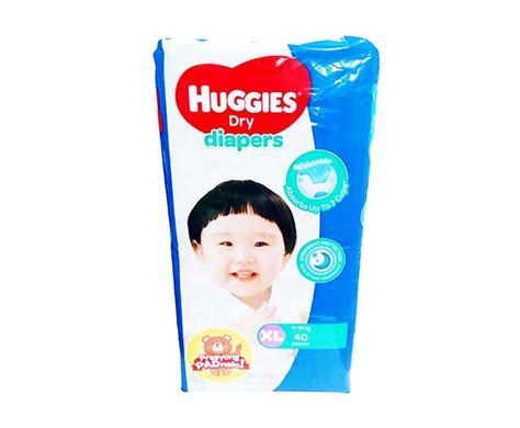 Huggies Dry Diapers Xl 11 16kg 40 Pieces
