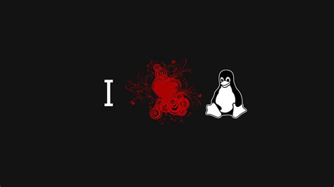 Fondos De Pantalla Ilustración Silueta Texto Logo Linux Tux