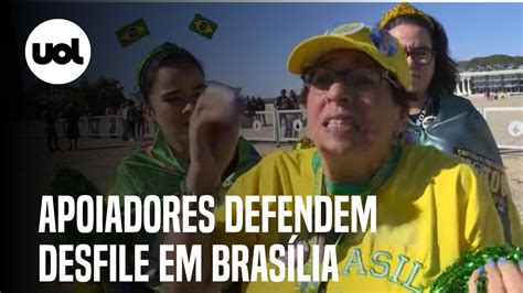 Apoiadores de Bolsonaro defendem desfile de tanques em Brasília Tropas têm direito de ir e vir