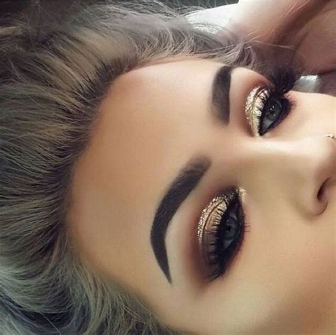 Stunning Glamorous Glitter Makeup Inspirational Designs For Prom And
