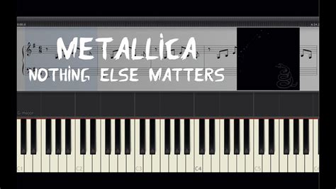 Is nothing else matters hard to play on guitar? Metallica - Nothing Else Matters - Piano Tutorial by ...