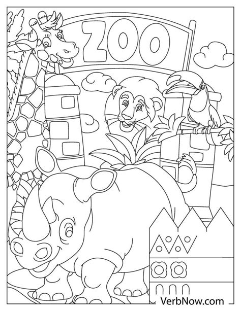 Zoo Coloring Pages Free Printable