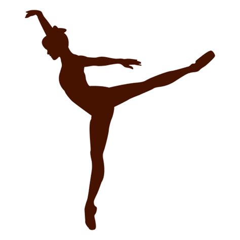 Ballet Dancer Pose Dancing Silhouette Transparent Png And Svg Vector File