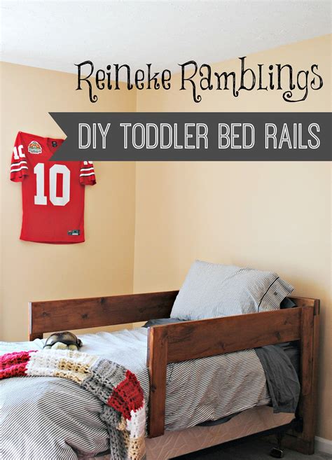 Diy toddler bed rails by rogueengineer total cost of this bed rails was only $15 for a piece. DIY Toddler Bed Rails - Cypress + Wool | Diy toddler bed, Bed rails for toddlers, Toddler bed