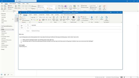 Save A Draft Email In Outlook Instructions And Video Lessons