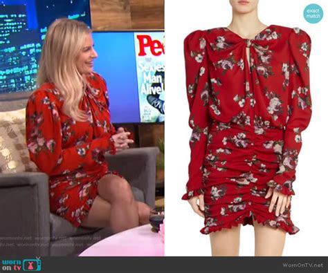 Wornontv Morgans Red Floral Knotted Mini Dress On E News Nightly Pop