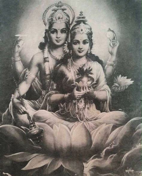Vishnu And Lakshmi Shakti Goddess Hindu Deities Goddess Lakshmi