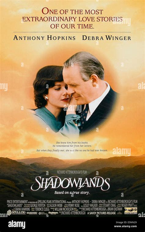 Shadowlands Us Plakat Von Links Debra Winger Anthony Hopkins