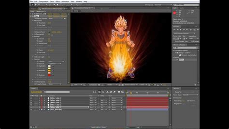 Dragon Ball Aura Tutorial After Effects Youtube