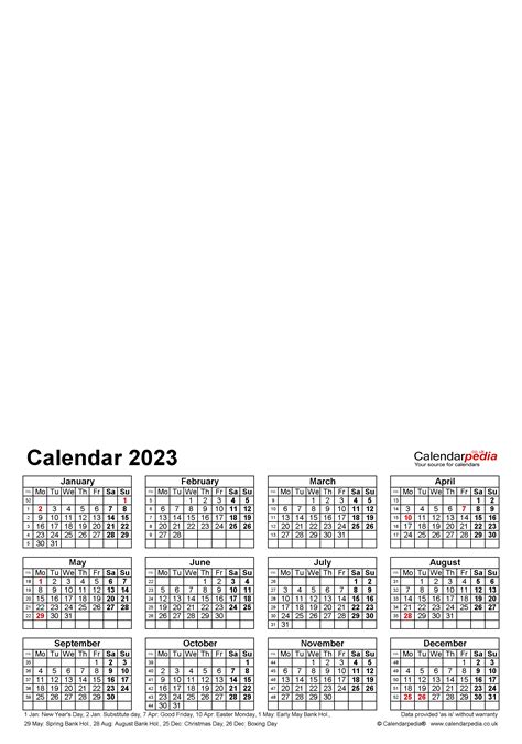 Free Printable 2023 Calendar On One Page Time And Date Calendar 2023